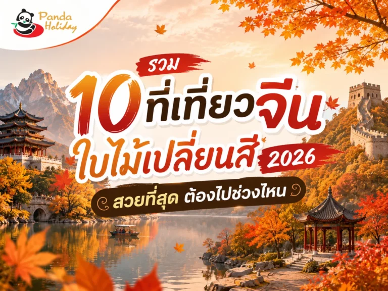 เที่ยวใบไม้เปลี่ยนสีประเทศจีน