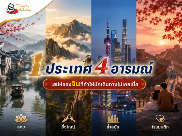 เสน่ห์ของที่เที่ยวจีน 4 บรรยากาศที่แตกต่าง