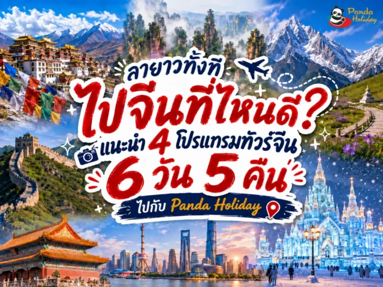 รวมเส้นทางทัวร์จากแพนด้า ฮอลิเดย์