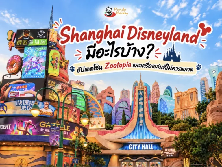 shanghai disneyland โซน zootopia